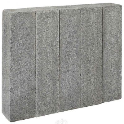 Palissade granit scié gris foncé