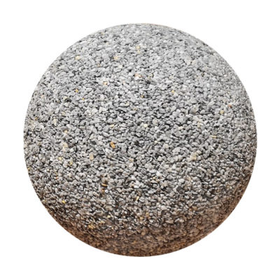 Sphère gravier gris 45cm